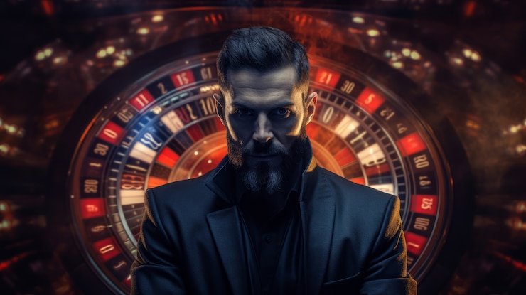 Tampilan mesin slots dengan simbol keberuntungan dan warna cerah